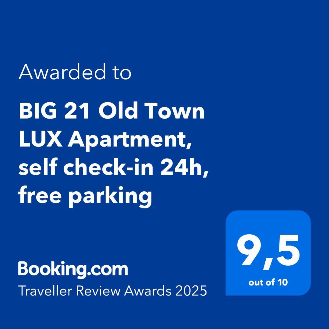 Big 21 Old Town Lux Apartment, Self Check-In 24H, Free Parking Poznań Buitenkant foto
